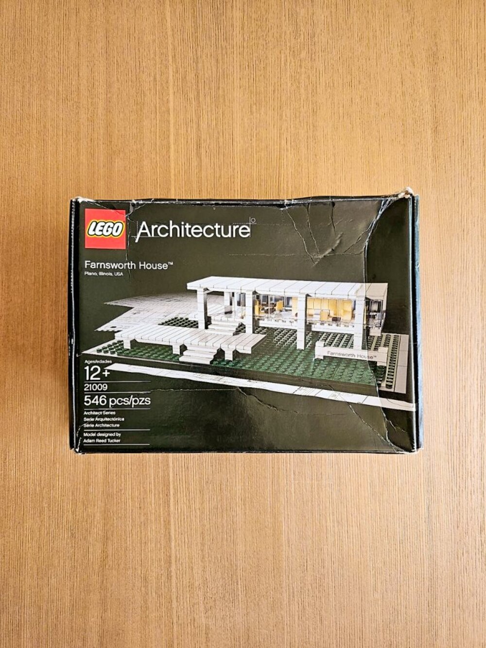 Rare Retired LEGO Architecture 21009 Farnsworth House Complete w/ Box & Booklet